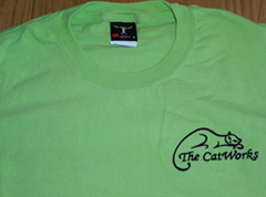 Help us advertise The CatWorks - buy a T-shirt or sweatshirt